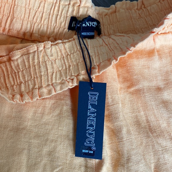 BlankNYC linen shorts orange - Picture 2 of 2